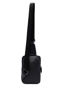 کیف مردانه کراس بادی چرم مشکی مینی دری مد