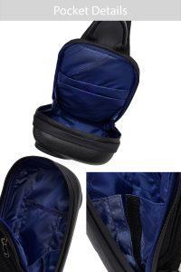 کیف کراس بادی بدون‌‌جنسیت D-Pack مشکی مینی کتان دری مد