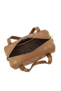 کیف کراس بادی زنانه بژ بلند طرح‌دار دری مد