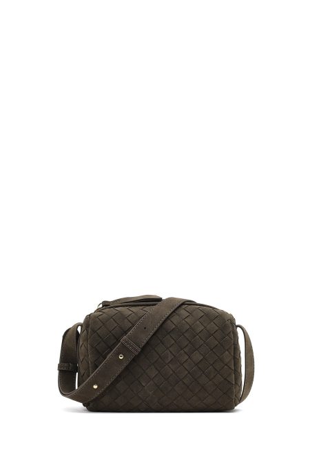 کیف کراس بادی زنانه طوسی بلند جیر بافت دری مد