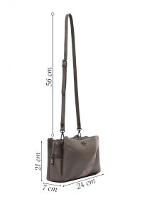 کیف کراس بادی زنانه طوسی بلند دری مد