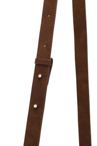 کیف کراس بادی زنانه قهوه‌ای بلند جیر بافت دری مد