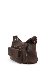 کیف کراس بادی زنانه قهوه‌ای بلند دری مد