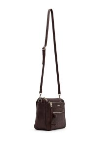 کیف کراس بادی زنانه قهوه‌ای دری مد