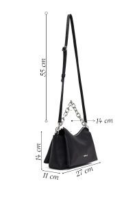 کیف کراس بادی زنانه مشکی بلند دری مد