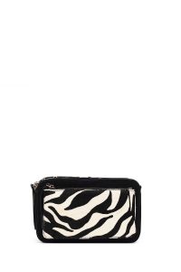 کیف کراس بادی زنانه مشکی بلند طرح‌دار دری مد