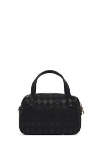 کیف کراس بادی زنانه مشکی بلند طرح‌دار دری مد