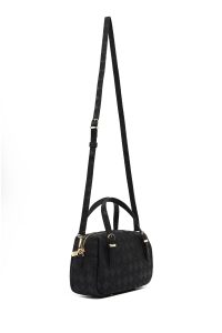 کیف کراس بادی زنانه مشکی بلند طرح‌دار دری مد