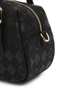 کیف کراس بادی زنانه مشکی بلند طرح‌دار دری مد