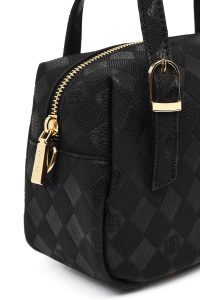 کیف کراس بادی زنانه مشکی بلند طرح‌دار دری مد