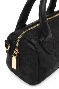 کیف کراس بادی زنانه مشکی بلند طرح‌دار مینی دری مد