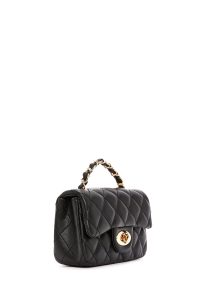 کیف کراس بادی زنانه مشکی بلند لحافی مینی دری مد