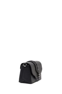 کیف کراس بادی زنانه مشکی بلند چرمی دری مد