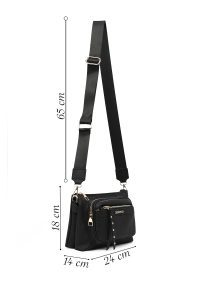 کیف کراس بادی زنانه مشکی دری مد