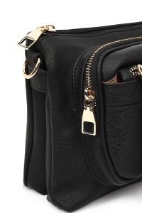 کیف کراس بادی زنانه مشکی دری مد