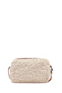 کیف کراس بادی زنانه کرم بلند پشمی دری مد