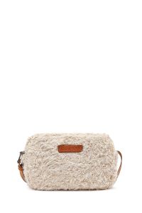 کیف کراس بادی زنانه کرم بلند پشمی دری مد