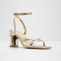 صندل زنانه پاشنه بلند طلایی آلدو STELLARE – ALDO