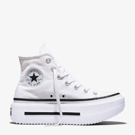 کتونی کانورس آل استار Chuck Taylor All Star Lift Double Stack سفید مردانه و زنانه اورجینال