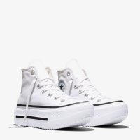 کتونی کانورس آل استار Chuck Taylor All Star Lift Double Stack سفید مردانه و زنانه اورجینال