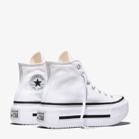 کتونی کانورس آل استار Chuck Taylor All Star Lift Double Stack سفید مردانه و زنانه اورجینال