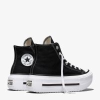 کتونی کانورس آل استار Chuck Taylor All Star Lift Double Stack مشکی مردانه و زنانه اورجینال