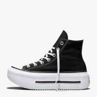 کتونی کانورس آل استار Chuck Taylor All Star Lift Double Stack مشکی مردانه و زنانه اورجینال