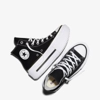 کتونی کانورس آل استار Chuck Taylor All Star Lift Double Stack مشکی مردانه و زنانه اورجینال