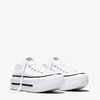 کتونی کانورس آل استار Chuck Taylor Lift Double Stack لژدار سفید مردانه و زنانه اورجینال