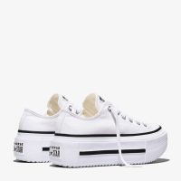 کتونی کانورس آل استار Chuck Taylor Lift Double Stack لژدار سفید مردانه و زنانه اورجینال