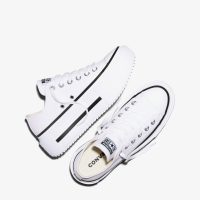 کتونی کانورس آل استار Chuck Taylor Lift Double Stack لژدار سفید مردانه و زنانه اورجینال