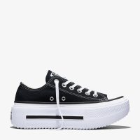 کتونی کانورس آل استار Chuck Taylor Lift Double Stack لژدار مشکی مردانه و زنانه اورجینال