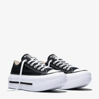 کتونی کانورس آل استار Chuck Taylor Lift Double Stack لژدار مشکی مردانه و زنانه اورجینال
