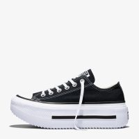 کتونی کانورس آل استار Chuck Taylor Lift Double Stack لژدار مشکی مردانه و زنانه اورجینال
