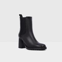 بوت زنانه مشکی پاشنه‌دار چرم بژ آلدو NARITA-TR – ALDO