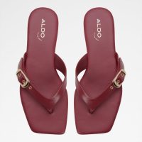 دمپایی تخت زنانه زرشکی LEONNIA – ALDO
