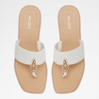 دمپایی تخت زنانه سفید MADALINE – ALDO