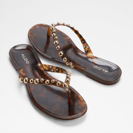 دمپایی تخت زنانه قهوه‌ای ALIIX – ALDO