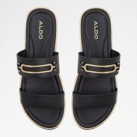 دمپایی تخت زنانه مشکی LAGOON – ALDO