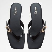 دمپایی تخت زنانه مشکی LEONNIA – ALDO
