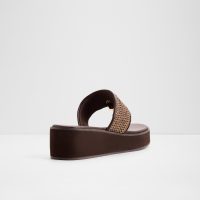 دمپایی لژدار زنانه قهوه‌ای TRENALA – ALDO