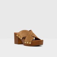 دمپایی پاشنه دار زنانه قهوه‌ای NOIR-TR – ALDO