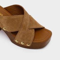 دمپایی پاشنه دار زنانه قهوه‌ای NOIR-TR – ALDO