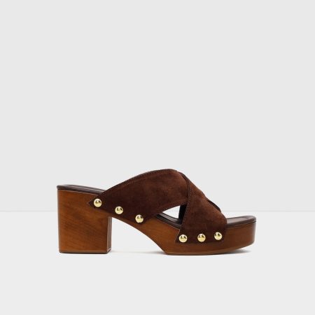 دمپایی پاشنه دار زنانه قهوه‌ای NOIR-TR – ALDO