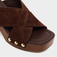 دمپایی پاشنه دار زنانه قهوه‌ای NOIR-TR – ALDO