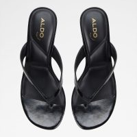 دمپایی پاشنه دار زنانه مشکی JUMP – ALDO