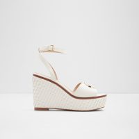 صندل لژدار زنانه سفید CARRABRIRIA – ALDO