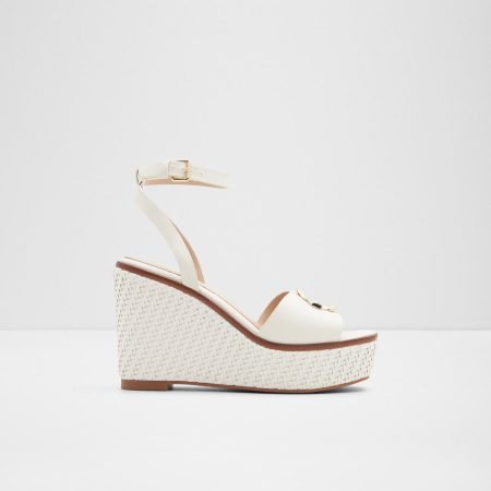صندل لژدار زنانه سفید CARRABRIRIA – ALDO