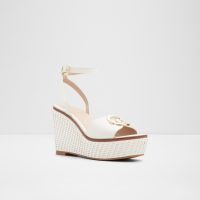 صندل لژدار زنانه سفید CARRABRIRIA – ALDO