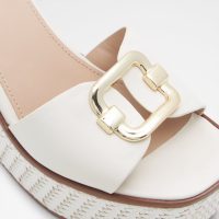 صندل لژدار زنانه سفید CARRABRIRIA – ALDO